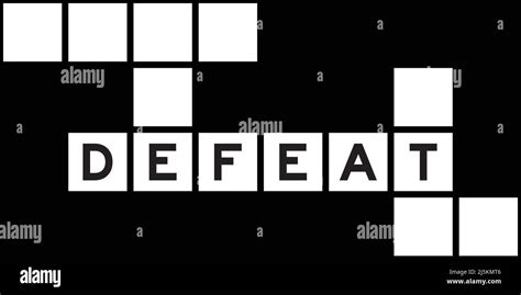 be defeated by crossword clue|defeat crossword clue 8 letters.